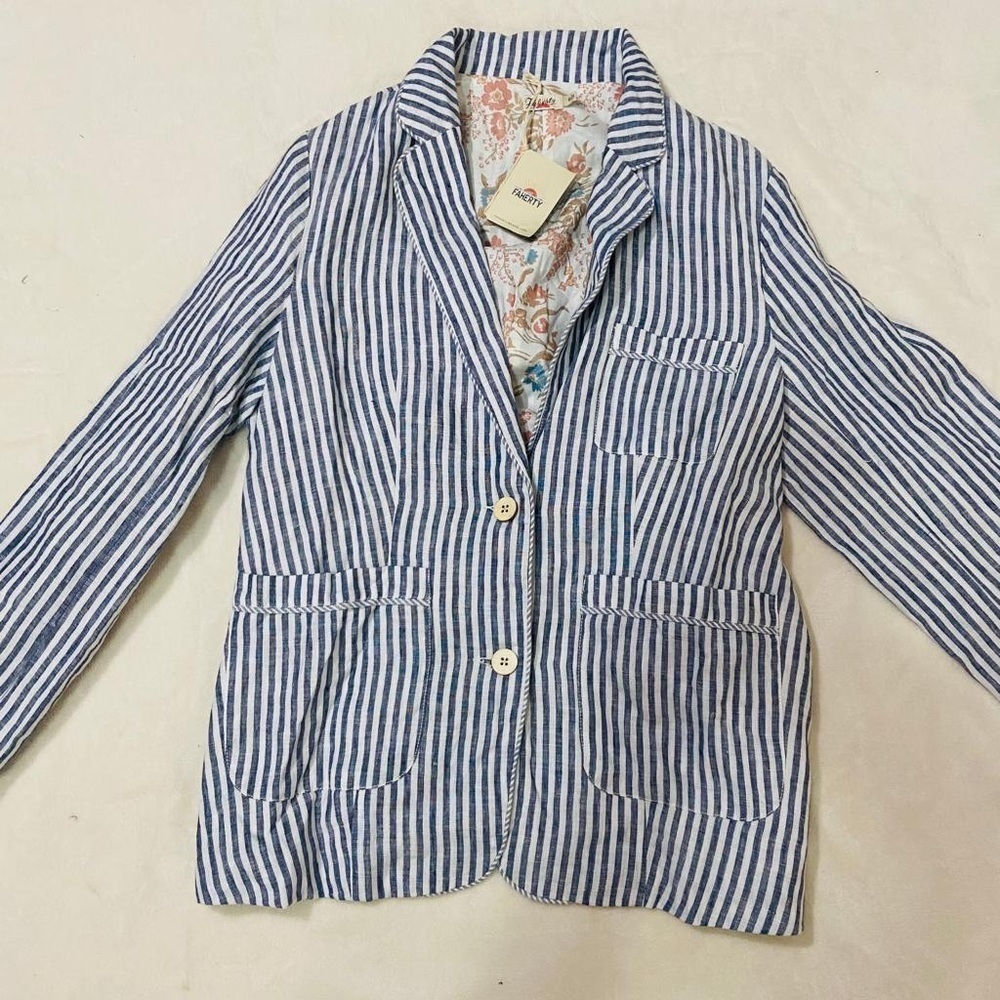 Faherty sagaponack sagaponick blazer coat jacket - Picture 3 of 6